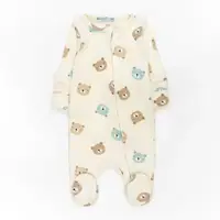 Чоловічок для немовлят на блискавці з ведмедиками Baby bears