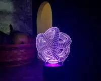 Змінна пластина для 3D-нічника "Зірка" 3DTOYSLAMP