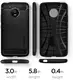 Чехол Spigen для Moto G5 Rugged Armor, Black (M08CS21501)