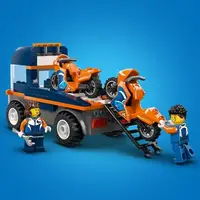 Конструктор LEGO City Транспортер мотоциклов 88 Деталей (60491)