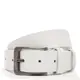 Мужской кожаный ремень Borsa Leather V1115FX43-white