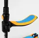 Самокат трехколесный Best Scooter MAXI С СИДЕНИЕМ, колеса PU со светом. Blue and yellow (102930)