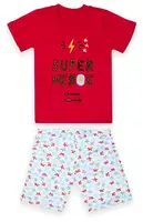 Пижама детская для мальчика Gabbi PGM-22-3 лето р.116 красный (13187)