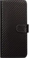 Чехол-книжка TOTO Book Carbon Fiber Universal Cover 5,8-6,5" Navy Gray