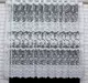 Короткая тюль, высотой 1,2м., жаккард Цвет белый Код 870т