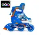 Ролики "3-wheels". Blue (размер 27-30) Все колеса светятся!