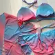 3в1 Купальник раздельный + мини парео. Большие размеры. 1XL