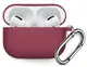 Силиконовый чехол с карабином для Apple Airpods Pro, Разные цвета