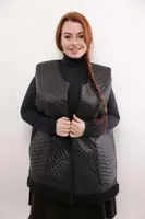 Зимняя жилетка CR-20191-BLK