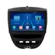 Штатная магнитола Lesko для Citroen C1 I Рестайлинг 2008-2012 экран 10" 6/128Gb 4G Wi-Fi GPS Top Ситроен