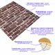 Декоративная 3D панель самоклейка 700x770x5мм Кирпич красный Екатеринославский (043) SW-00000031