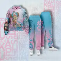 Костюм спортивный худи и брюки с 3D принтом Chromatic One Piece 29219 3XL