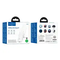 WIFI Repeater HOCO HI35 WiFi4 |300Mbps|