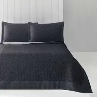 Покрывало 230х250 см черное Candy Arya AR-TR1006144-black