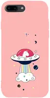 Чехол-накладка TOTO Matt TPU 2mm Print Case Apple iPhone 7 Plus/8 Plus #17 Ufo Pink