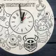 Оригинальные детские часы из дерева «Университет монстров»
