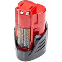 Аккумулятор PowerPlant для шуруповертов и электроинструментов MILWAUKEE 12V 3.0Ah Li-ion (48-11-2440