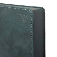 Діловий блокнот А5 Leo Planner Case 252660 368 листів темно-смарагдовий