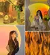 Проекционный ночник Закат RESTEQ RGB — атмосферный настольный светильник с 3 цветами и 12 оттенками, 27 см