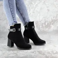 Ботильйони жіночі Fashion Kramer 2308 37 розмір 24 см Чорний