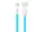 Кабель microUSB Aliens white-bluee 1 м Remax 311401