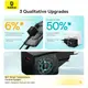 Адаптер сетевой Baseus GaN5 Fast Charger (mini) |1Type-C, 20W/3A, PD/QC| (With C to C 100W 1m cable)
