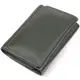 Маленький кошелек удобного формата из натуральной кожи ST Leather 23076 Зеленый
