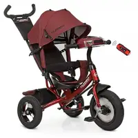 Трехколесный велосипед Turbo Trike M-3115HA-3L бордовый