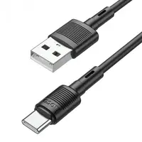 Кабель для заряджання телефонів USB — Type C HOCO X83 Victory 3A Чорний