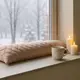 Подушка валик 15х90 см декоративная IDEIA утеплитель для окон и дверей антиалергенная беж косичка