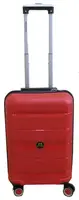 Пластиковый маленький чемодан из полипропилена 40L My Polo красный