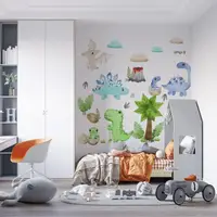 Дитячі стікери Динозаври 60х120см, 3 аркуша 180х120см 7202102