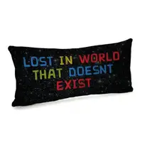 Подушка для дивана оксамитова Lost in world that doesnt exist 50x24 см (52BP_UNI008)