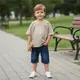 Футболка детская для мальчика GABBI FT-26-28 Бежевый на рост 104 (14770)