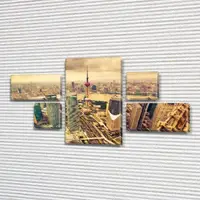 Модульні триптих картини, на ПВХ тканини, 60x110 см, (18x35-2/18х18-2/60x35)
