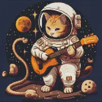 Алмазная мозаика "Космические мелодии" ©pravda.dmtr Идейка AMO7512 40х40 см
