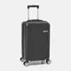 Чемодан маленький 4 колеса Ricco Grande T1ABS600black-M