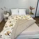 Одеяло евро открытое двустороннее из овечьей шерсти Arda Camell wool 21438 195х215 см бежевое