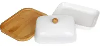 Маслянка з кришкою на підставці Bona Di 375-392 17 см