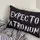 Подушка интерьерная с мешковины Expecto Patronum чорна 45x32 см (43PHB_22S001)