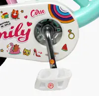 Дитячий двоколісний велосипед 12" дюймів Corso Emily ML-589 сталева рама 1 швидкість. Pink and Mint (188193)