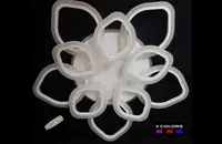 Люстра светодиодная припотолочная 5576/5+5-0 WT 3color 110W ЛС