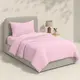 Подростковое постельное белье муслин с простыней на резинке BABY BLUSH CS1
