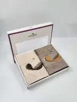 Набор полотенец подарочный Premium Bamboo 500 g/m2 50х90см 2 шт. Piuma Beyaz - Vizon