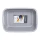 Корзина-друшлак 2 в 1 для мытья овощей, фруктов и зелени 29.5×21×11 (см) Белый HP-45-6W