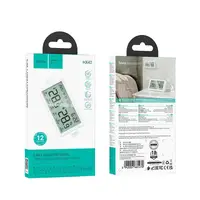 Термогігрометр HOCO indoor electronic alarm clock thermometer and hygrometer HX42 |12 month|