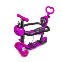Самокат Scooter Божья коровка 5 в 1, многофункциональный, с бортиком. Pink (352270930)