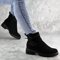 Черевики жіночі зимові Fashion Kuvic 2314 36 розмір 23,5 см Чорний