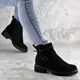 Ботинки женские зимние Fashion Kuvic 2314 40 размер 25,5 см Черный