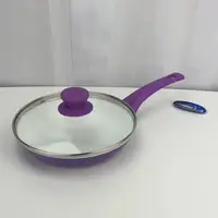 Сковорода універсальна Barton Steel BS-7522-Violet 22 см фіолетова